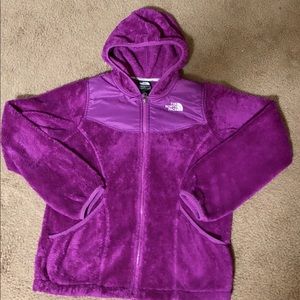 Girl’s NORTH FACE Oso Fleece Hoodie Zip up Jacket